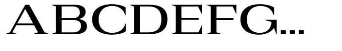 Rules Serif Ext Semibold Font UPPERCASE