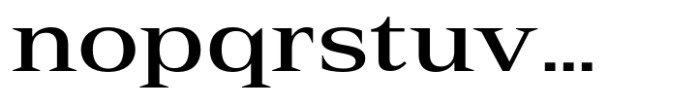Rules Serif Ext Semibold Font LOWERCASE