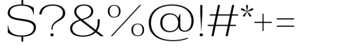 Rules Serif Ext Ultra Light Font OTHER CHARS
