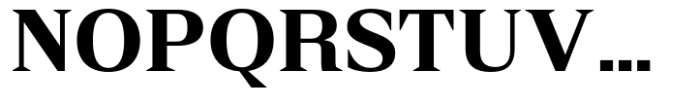 Rules Serif Extra Bold Font UPPERCASE