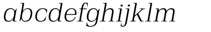 Rules Serif Light Italic FONT