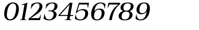 Rules Serif Medium Italic Font OTHER CHARS