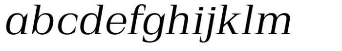 Rules Serif Regular Italic FONT