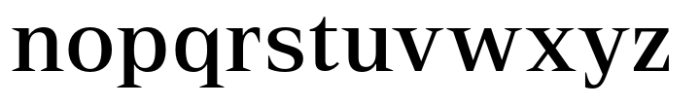 Rules Serif Semibold Font LOWERCASE