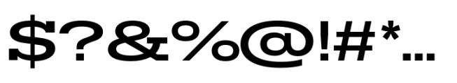 Rules Slab Expanded Bold Font OTHER CHARS