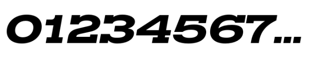 Rules Slab Expanded Extra Bold Italic Font OTHER CHARS