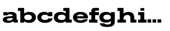 Rules Slab Expanded Extra Bold FONT