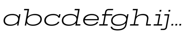 Rules Slab Expanded Light Italic FONT
