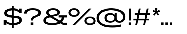 Rules Slab Expanded Medium Font OTHER CHARS