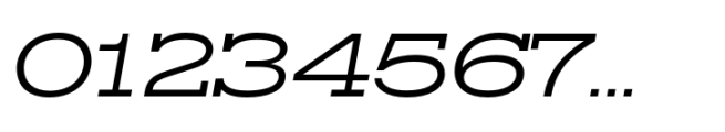 Rules Slab Expanded Regular Italic Font OTHER CHARS