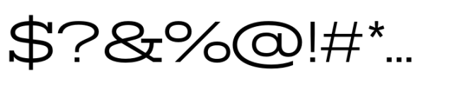 Rules Slab Expanded Regular Font OTHER CHARS