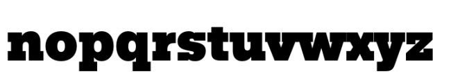 Rules Slab Normal Black Font LOWERCASE