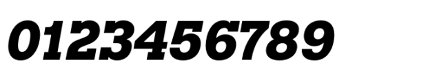 Rules Slab Normal Extra Bold Italic Font OTHER CHARS
