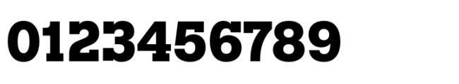 Rules Slab Normal Extra Bold Font OTHER CHARS