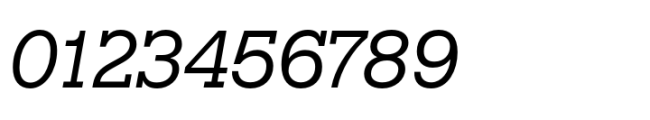 Rules Slab Normal Regular Italic Font OTHER CHARS