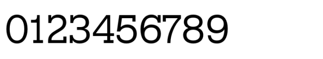 Rules Slab Normal Regular Font OTHER CHARS