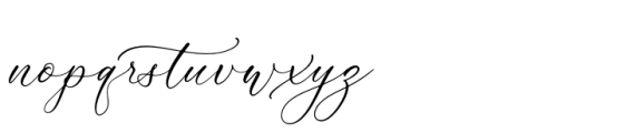 Rumaysa Chambert Regular Font LOWERCASE