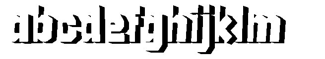 Rumble Block Shdw FONT
