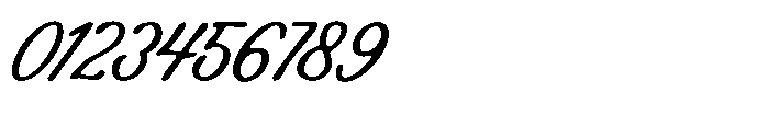 Rumble Country Script Blurred Font OTHER CHARS