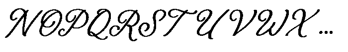 Rumble Country Script Font UPPERCASE