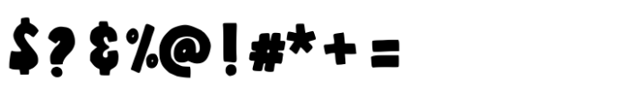 Rumble Party Font OTHER CHARS