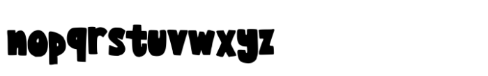 Rumble Party Font LOWERCASE