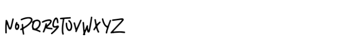 Rumbles Font LOWERCASE
