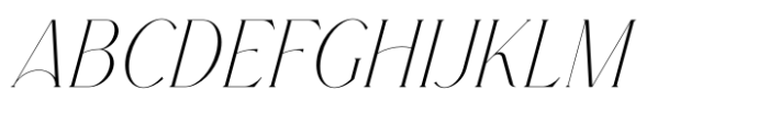 Ruminate Italic Font UPPERCASE