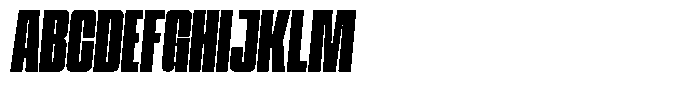Rumiond Slant Font UPPERCASE