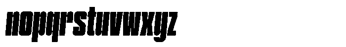 Rumiond Slant Font LOWERCASE