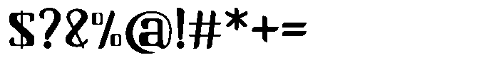 Rumpaka Font OTHER CHARS