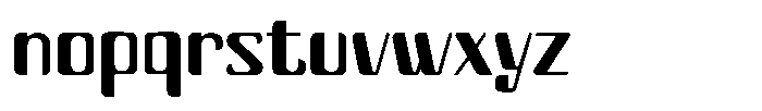 Rumpaka Font LOWERCASE