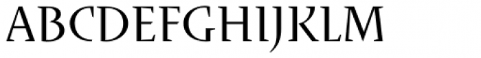 Runa Serif Std Light Font UPPERCASE