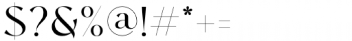 Runalto Regular Font OTHER CHARS