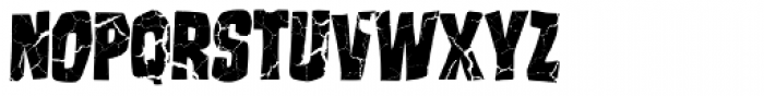 Runcible Cleft Font LOWERCASE