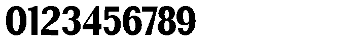 Rundale Black Condensed Font OTHER CHARS