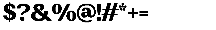 Rundale Black Font OTHER CHARS