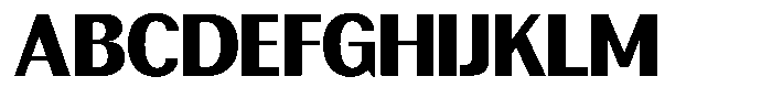 Rundale Black Font UPPERCASE