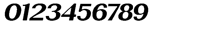 Rundale Bold Expanded Italic Font OTHER CHARS
