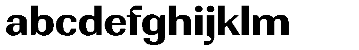 Rundale Bold Expanded FONT