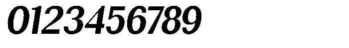 Rundale Bold Semi Condensed Italic Font OTHER CHARS