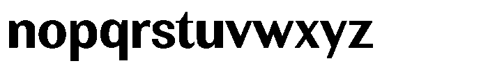Rundale Bold Font LOWERCASE