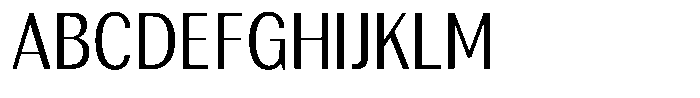 Rundale Condensed Font UPPERCASE