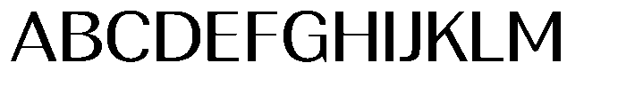 Rundale Expanded Font UPPERCASE