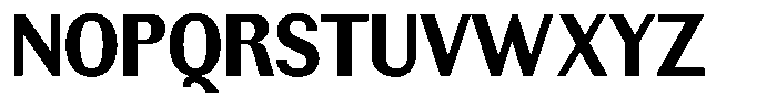 Rundale Extra Bold Semi Condensed Font UPPERCASE