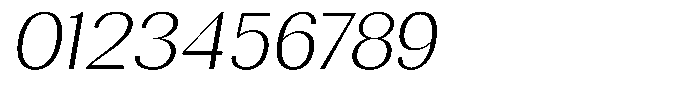 Rundale Extra Light Sem Exp Italic Font OTHER CHARS