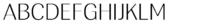 Rundale Extra Light Sem Exp Font UPPERCASE