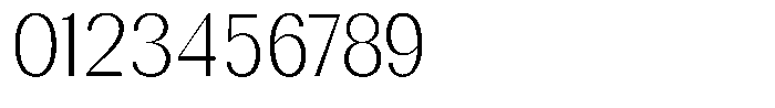 Rundale Extra Light Semi Condensed Font OTHER CHARS