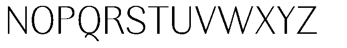 Rundale Extra Light Font UPPERCASE