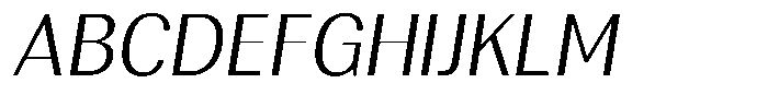 Rundale Light Italic Font UPPERCASE